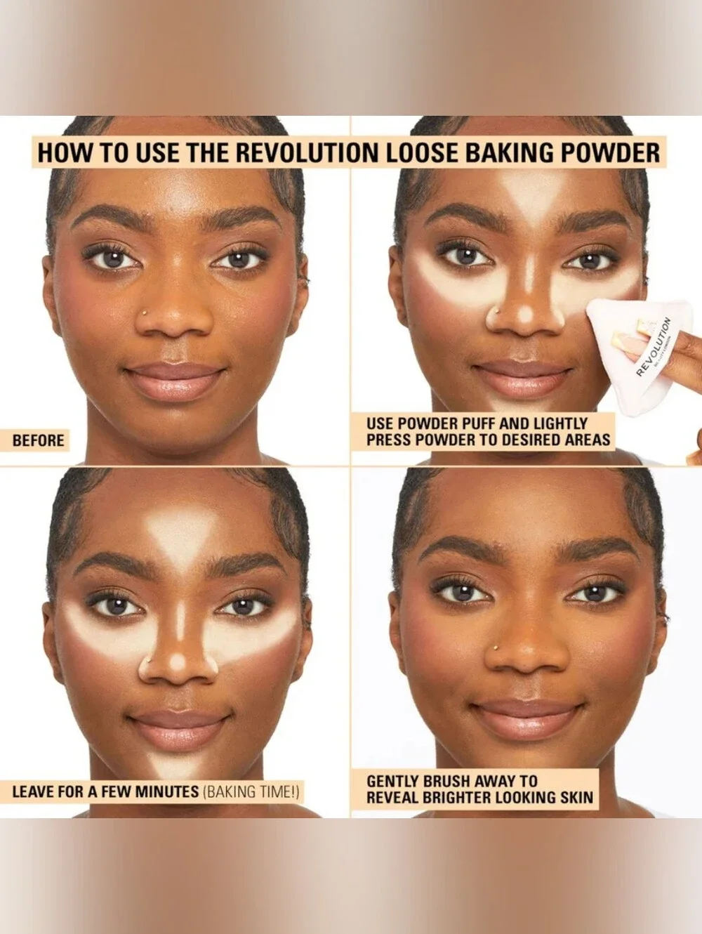 🆕️Makeup Revolution 🍑 Peach 🍑 Baking Powder